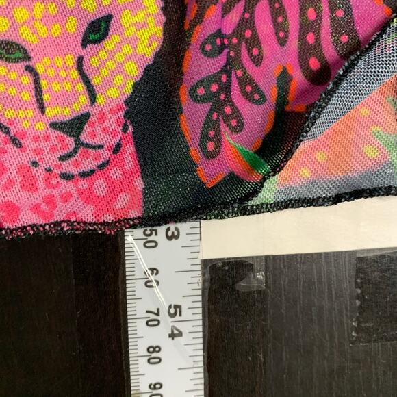 Betsey Johnson L NEW Paulina Tropical Print Halter Maxi Dress In Raven Black - Picture 10 of 11